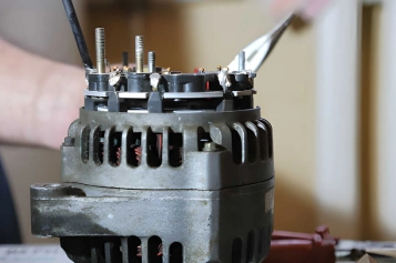 Car alternator rewiring and connections
