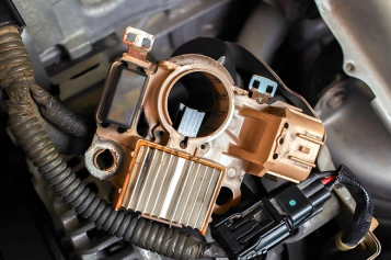 Voltage regulator repairs of car alternator