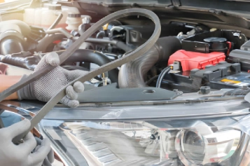 Car alternator belt replacement